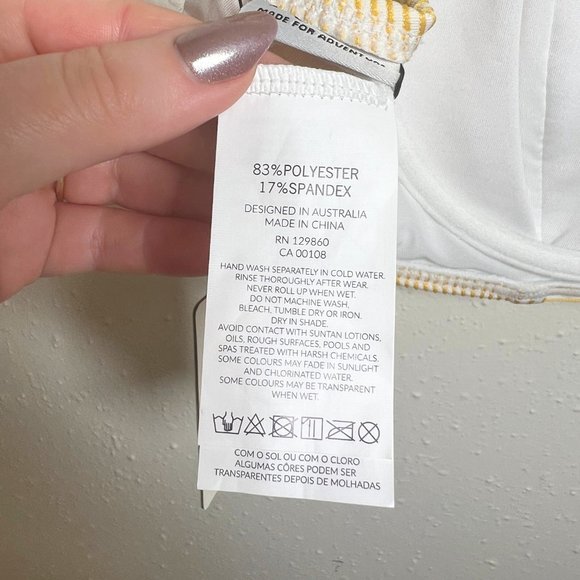 NWT Rhythm High-Support Hidden Underwire Bikini Top - Picture 10 of 11